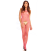Бодістокінг - Rene Rofe Lingerie Industr. Net Suspender Bodystocking Pink