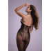 Бодістокінг - Christine Crotchless Bodystocking With Flowerlace Amara Black