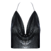 Топ - Cottelli Collection Metal Top Black S-L