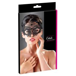 Чорна ажурна маска на очі Cottelli Collection