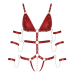 Боді - 2480514 Bad Kitty Strap Body, red M