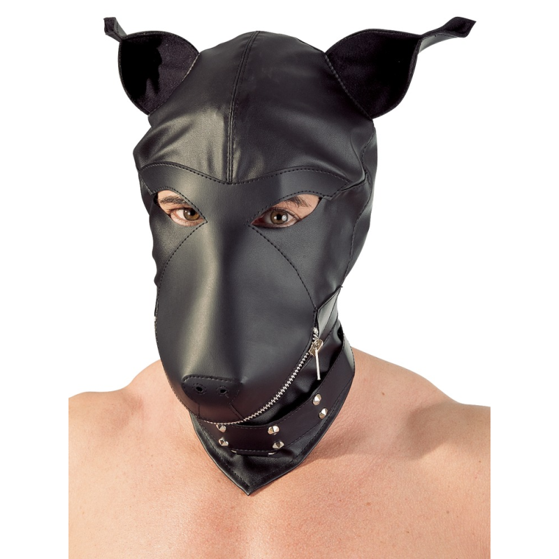 Маска собаки чорна Fetish Collection Dog Mask