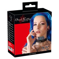 Чорний нашийник Bad Kitty Bondage Collar