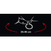 Чорний нашийник із повідцем Bad Kitty Collar And Leash Чорний нашийник із повідцем Bad Kitty Collar And Leash