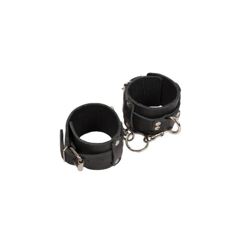 Наручники Leather Dominant Hand Cuffs Black Наручники Leather Dominant Hand Cuffs Black