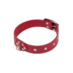 Нашийник червоний Leather Restraints Collar від sLash