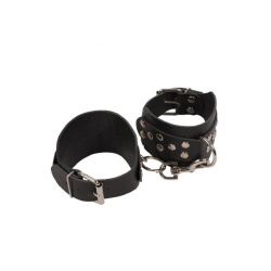 Кайдани на щиколотки Leather Leg Cuffs Black
