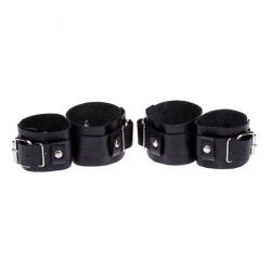 Фіксатор для зап'ястків та щиколоток Fixation Me Ankle Black
