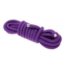 Мотузка для бондажу Bondage Rope 5 м Purple Мотузка для бондажу Bondage Rope 5 м Purple