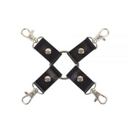 Шкіряний фіксатор Leather Fixer Slave Black