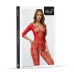 Бодістокінг - Bodystocking 2037, red - One Size
