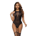 Бодістокінг - Bodystocking 2040, black - One Size