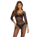 Бодістокінг - Bodystocking 2048, black - One Size