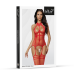 Бодістокінг - Bodystocking 2054, red - One Size