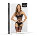 Бодістокінг - Bodystocking 2062, black - One Size