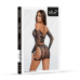 Чорний комплект білизни Top and Skirt SoftLine