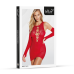 Плаття Dress 3023 червоне зі знімними рукавами SoftLine Плаття Dress 3023 червоне зі знімними рукавами SoftLine