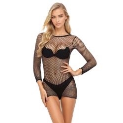 Еротична мінісукня Dress 3028 чорна SoftLine
