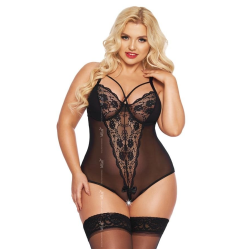 Боді - Amanda, black 2XL