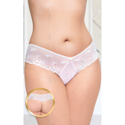 Жіночі стрінги - G-string 2420, white 2XL
