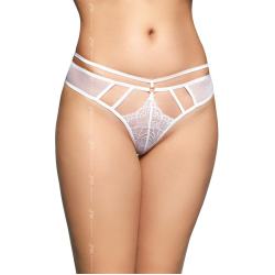 Жіночі стрінги - G-String 2490, white M/L