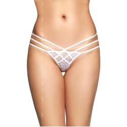 Жіночі стрінги - G-String 2492, white S/M