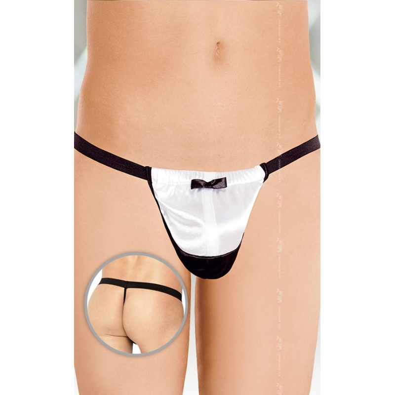 Чоловічі стрінги Thong 4417 червоно-білі SoftLine Чоловічі стрінги Thong 4417 червоно-білі SoftLine