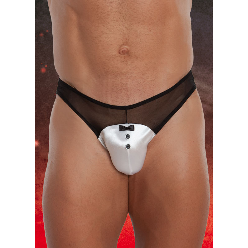 Чоловічі стрінги Thong 4467 білі SoftLine