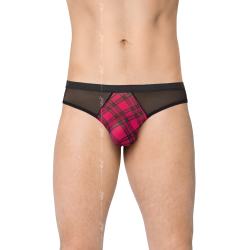 Чоловічі стрінги рожеві SoftLine Mens Briefs 4524