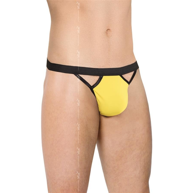 Чоловічі стрінги - Mens Thong 4530, yellow, S-L