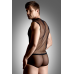 Комплект білизни - Net Set, Shirt And Thong, black M/L