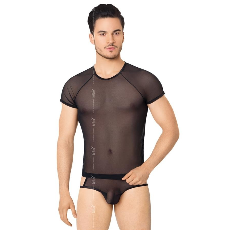 Комплект білизни - Shirt and Shorts 4607, black M/L