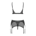 Комплект білизни - Obsessive Shibu Set Black S/M