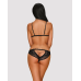 Комплект білизни - Obsessive Millagro Set Black S/M