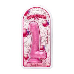Фалоімітатор з ароматом жуйки - Toyz4lovers Delicious Dildo Bubble Gum, 18,5 см