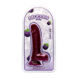 Фалоімітатор з ароматом ожини - Toyz4lovers Delicious Dildo Berries, 18 см