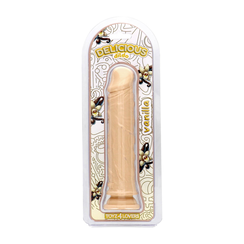 Фалоімітатор з ароматом ванілі - Toyz4lovers Delicious Dildo Vanilla, 20 см