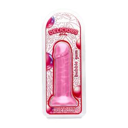 Фалоімітатор з ароматом жуйки - Toyz4lovers Delicious Dildo Bubble Gum, 15 см
