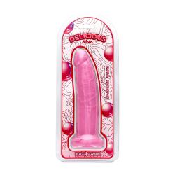 Фалоімітатор з ароматом жуйки - Toyz4lovers Delicious Dildo Bubble Gum, 19,5 см