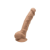 Фалоімітатор SilexD Model 1 Dildo 7" Caramel з мошонкою Фалоімітатор SilexD Model 1 Dildo 7" Caramel з мошонкою