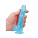 Фалоімітатор Realrock Dildo 6" блакитний з мошонкою Фалоімітатор Realrock Dildo 6" блакитний з мошонкою