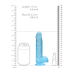 Фалоімітатор Realrock Dildo 6" блакитний з мошонкою Фалоімітатор Realrock Dildo 6" блакитний з мошонкою