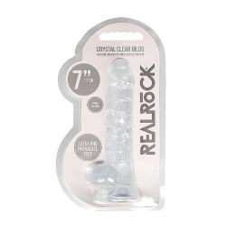 Фалоімітатор - Realrock Dildo 7" Transparent