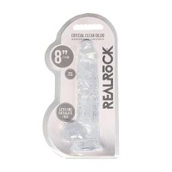 Фалоімітатор Realrock Dildo прозорий 21см