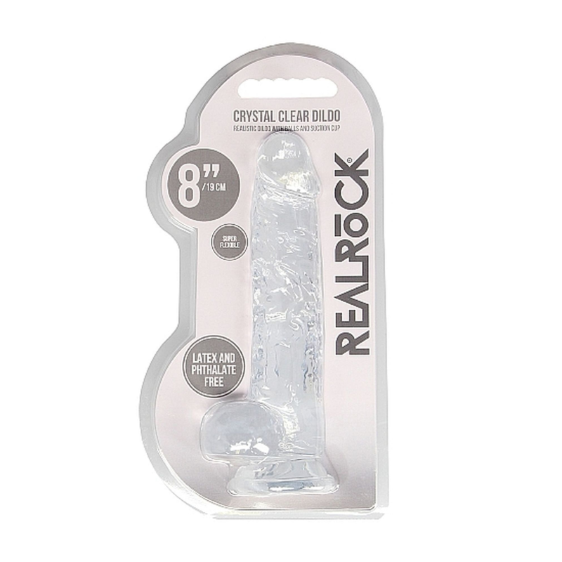 Фалоімітатор Realrock Dildo прозорий 21см