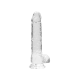Фалоімітатор Realrock Dildo прозорий 21см