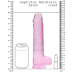 Фалоімітатор Realrock Dildo рожевий 25 см Фалоімітатор Realrock Dildo рожевий 25 см