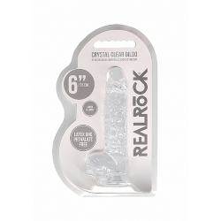 Фалоімітатор - Realrock Dildo 6" Transparent