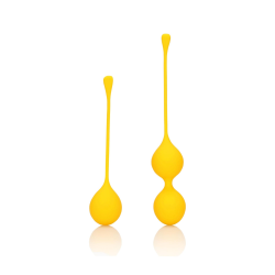 Набір вагінальних кульок - Loveline Silicone Kegel Balls Training Set Carambola