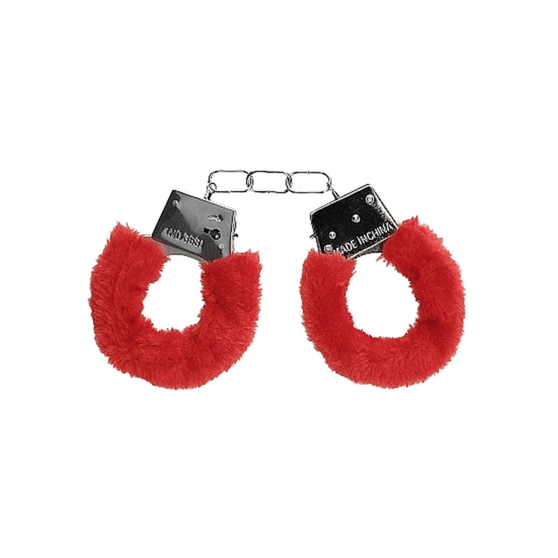 Наручники - Ouch! Beginner's Handcuffs Furry Red Наручники - Ouch! Beginner's Handcuffs Furry Red